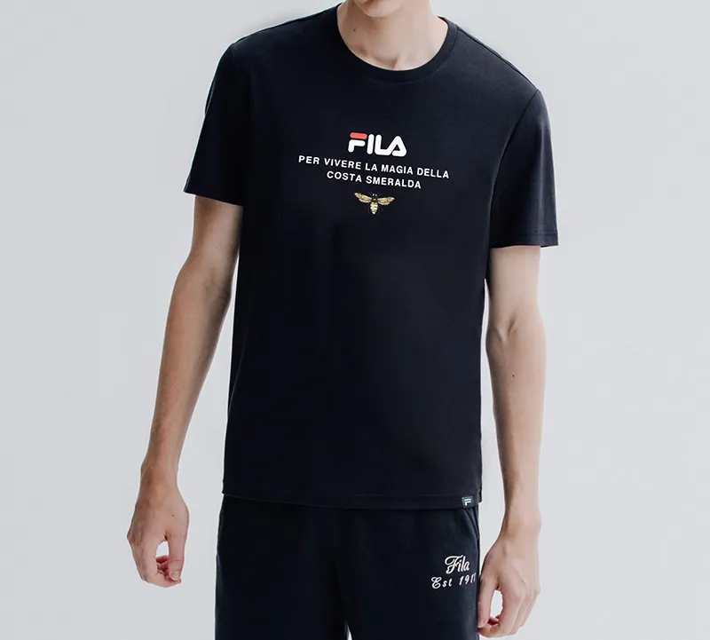 FILA T Shirts Men Legend Blue-2