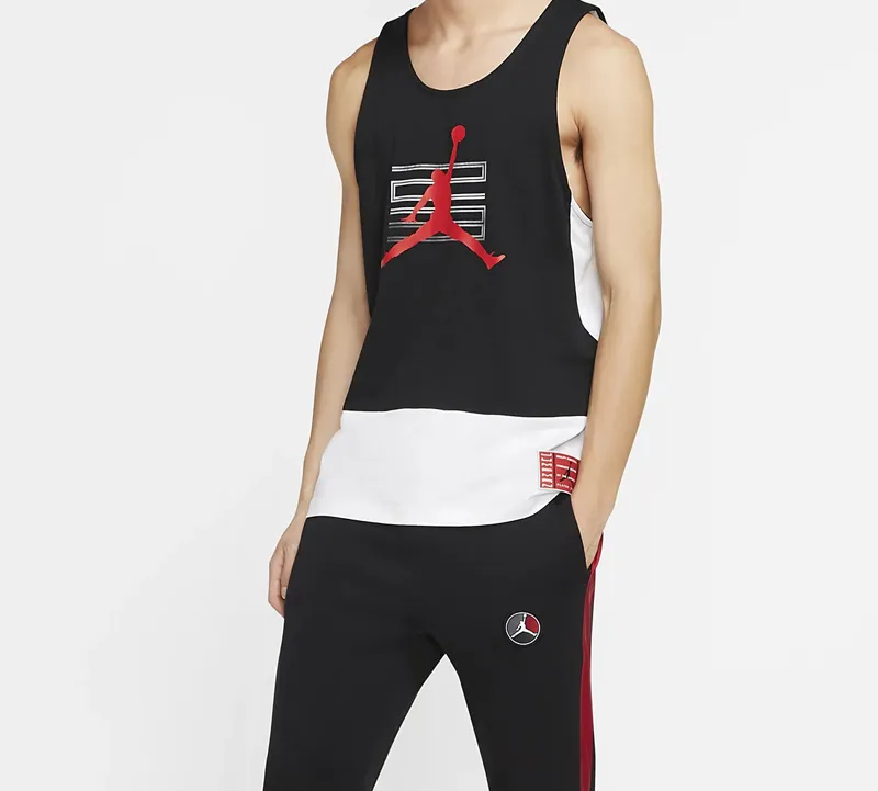 Jordan Basketball Jerseys Men's Black-3