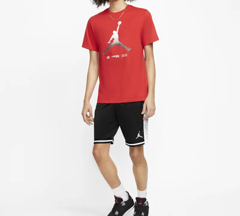 Jordan AJ11 T Shirts Men University Red-3