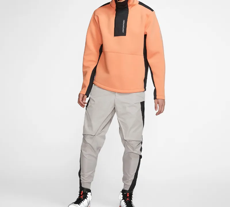 Jordan Sweatshirts Men Psychedelic Orange-5