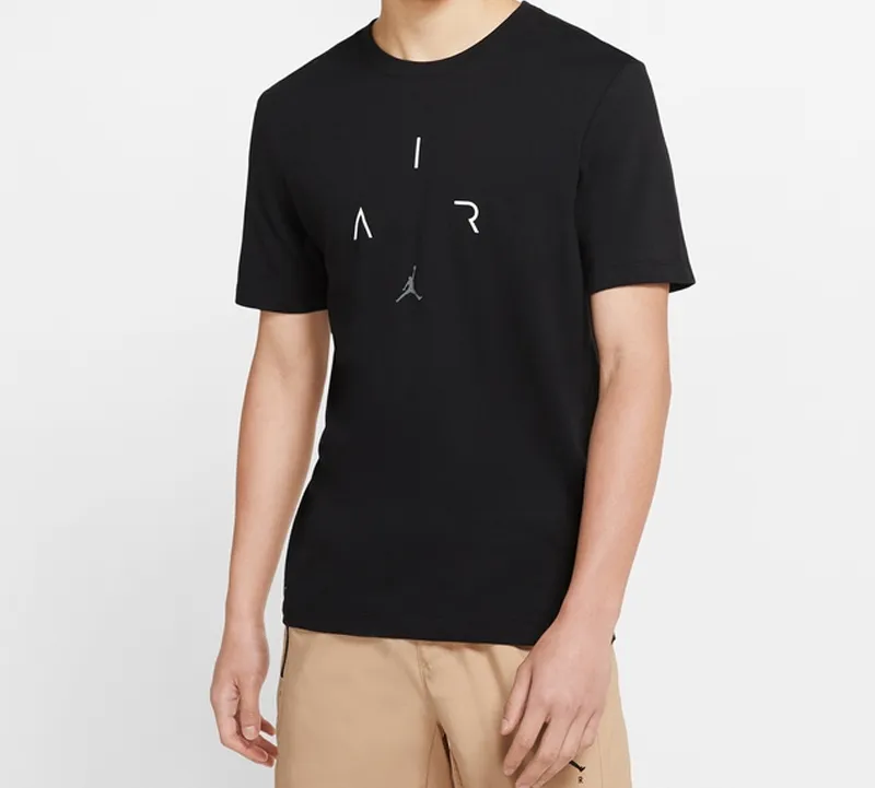JORDAN Air T Shirts Men Black-1
