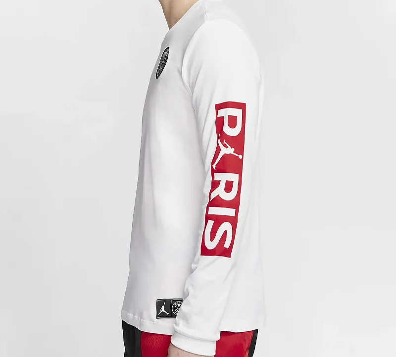 Jordan Paris Saint Germain T Shirts Men White-3
