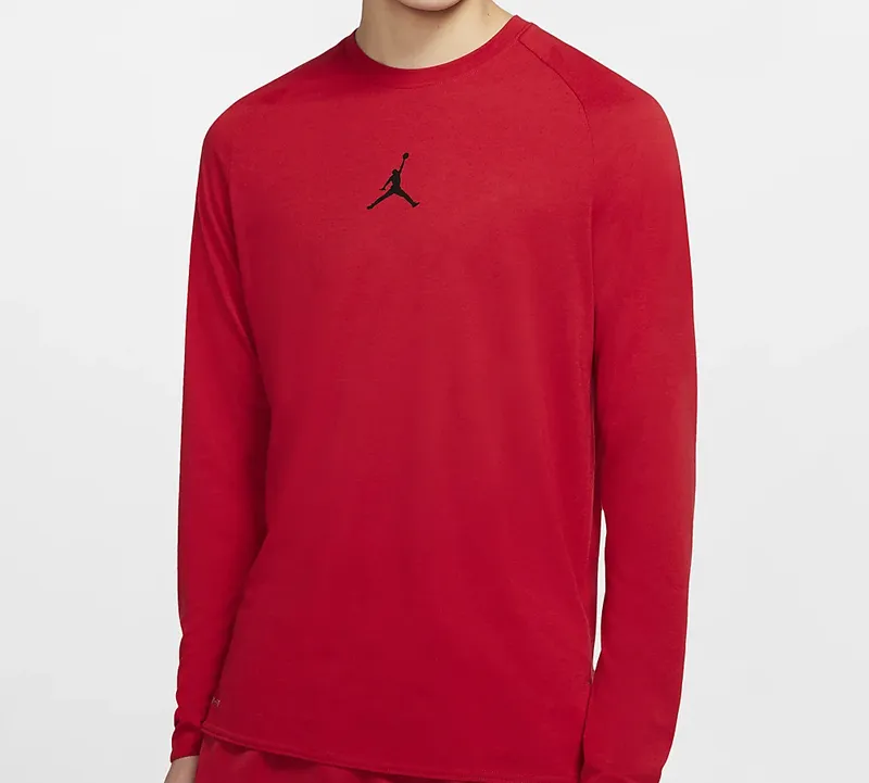 JORDAN Air JORDAN Alpha Dri Fit T Shirts Men Red-2