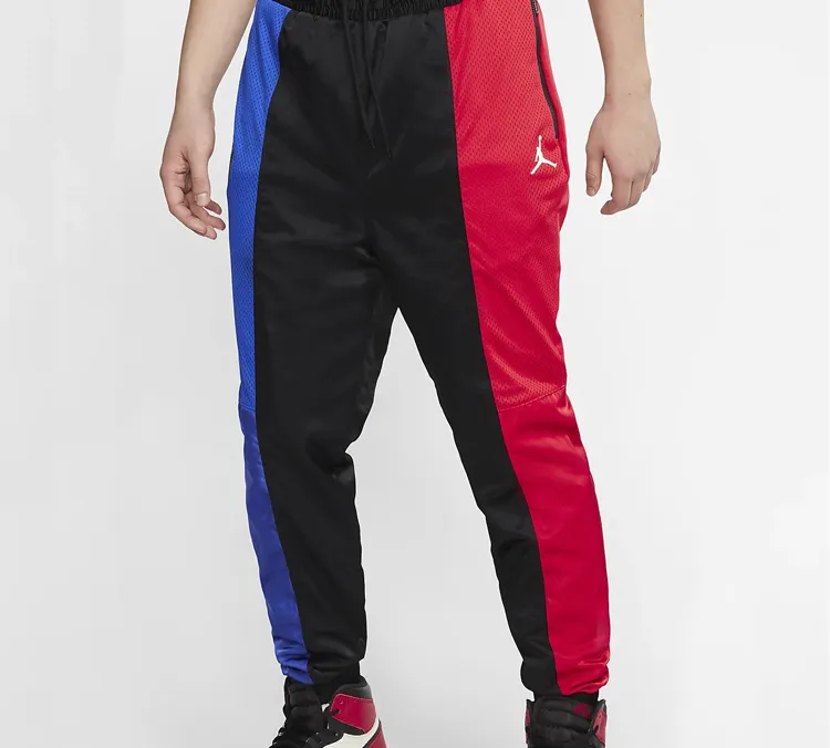 Jordan Knitted Sports Pants Men's Black-2