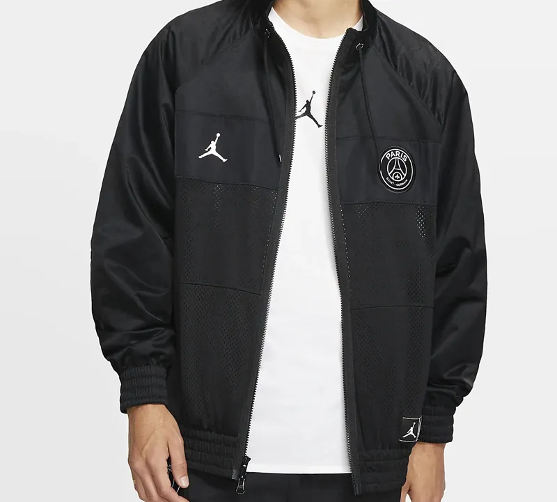 Jordan Paris Saint Germain Jackets Men Black-1