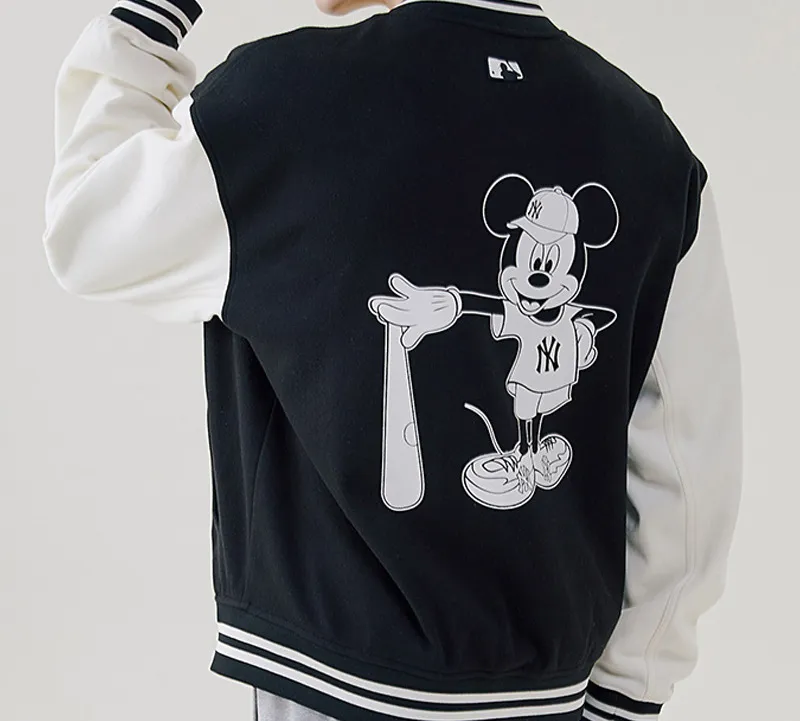 Disney X MLB X Disney Baseball Jerseys Unisex Black-4