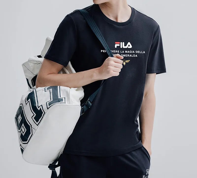 FILA T Shirts Men Legend Blue-4