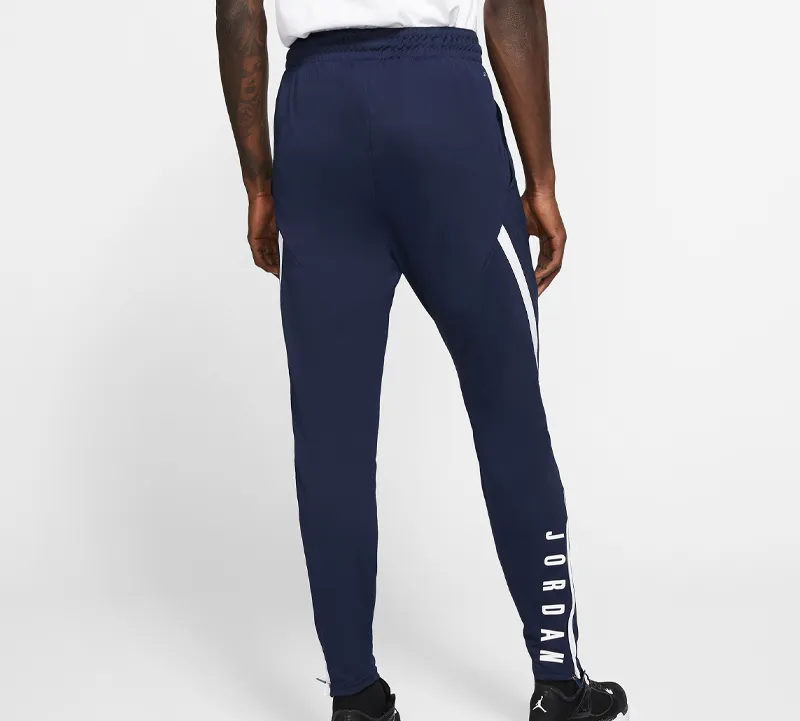 Jordan Knitted Sweatpants Men's Dark Blue White-3
