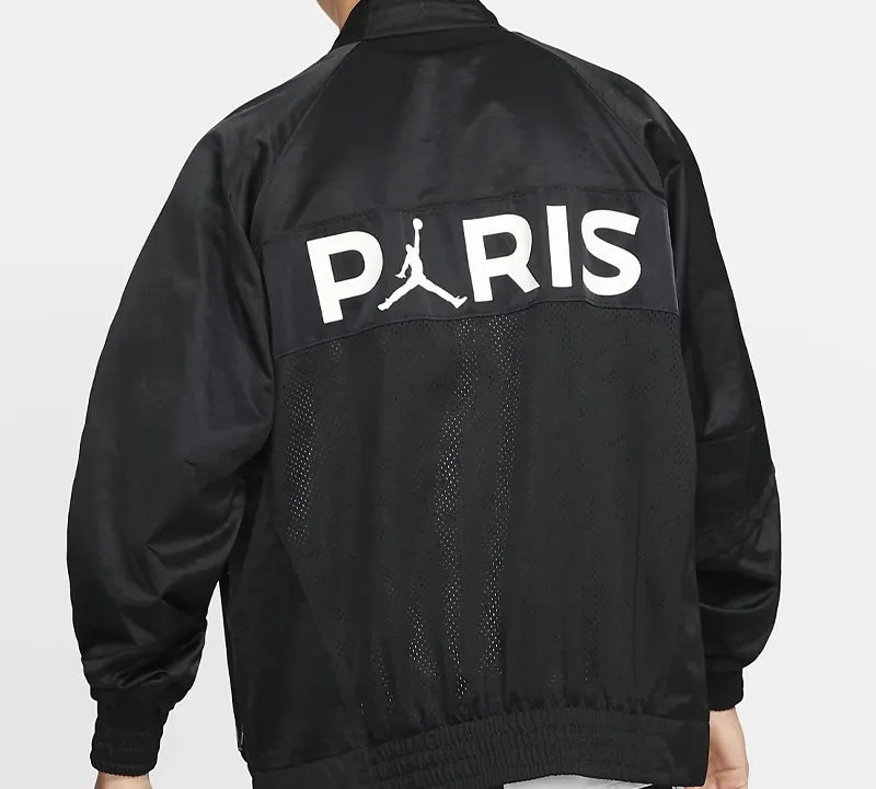 Jordan Paris Saint Germain Jackets Men Black-2