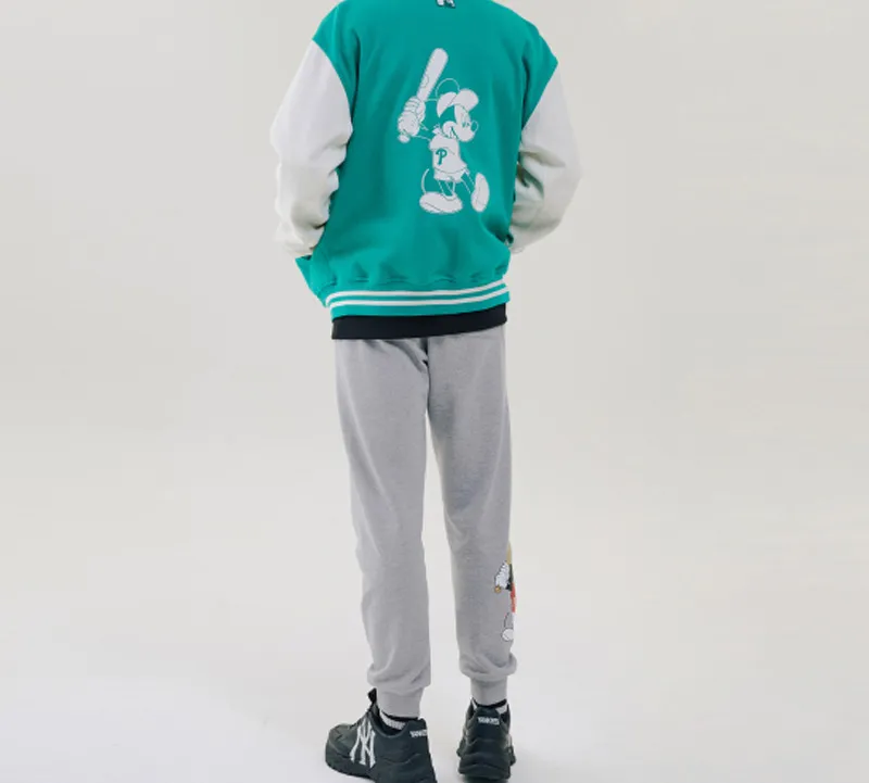 MLB MLB X Disney Baseball Jacket Unisex Turquoise-5