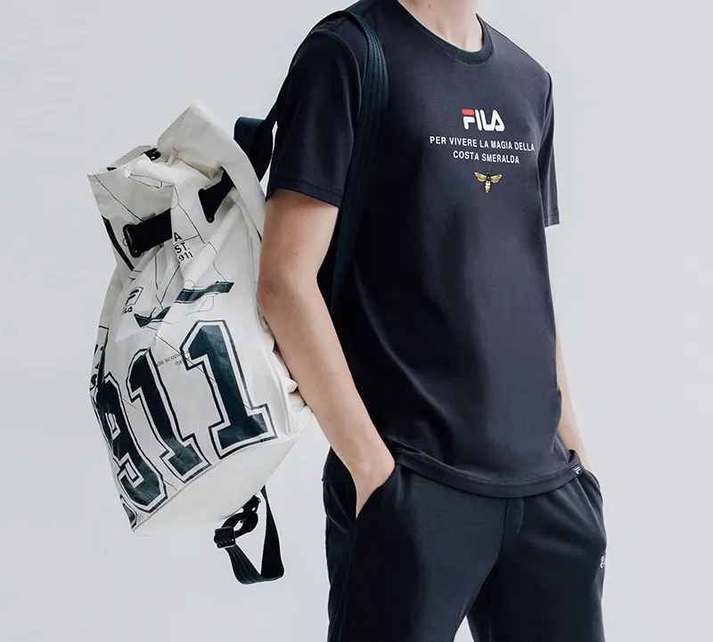 FILA T Shirts Men Legend Blue-5