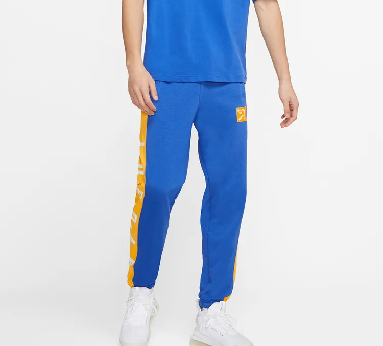 Jordan Sport Knitted Pants Men's Game Blue-3