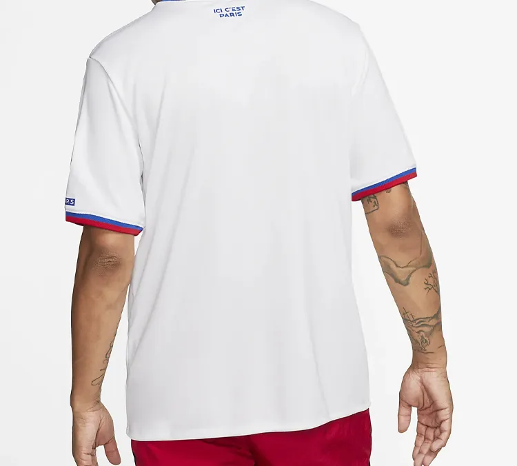 Jordan Paris Saint Germain Team T Shirt Men's White-3