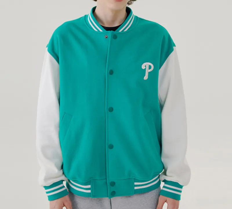 MLB MLB X Disney Baseball Jacket Unisex Turquoise-4