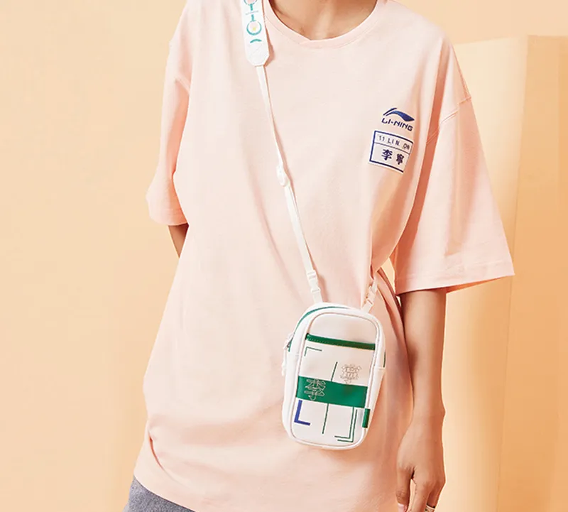 LiNing T Shirts Unisex Orange Pink-2
