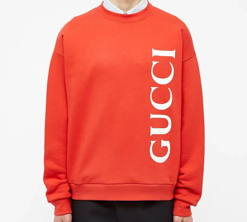 GUCCI Sweatshirts Men Brick Red-3