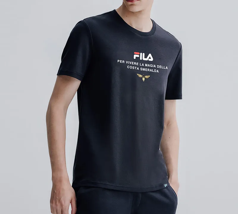 FILA T Shirts Men Legend Blue-3