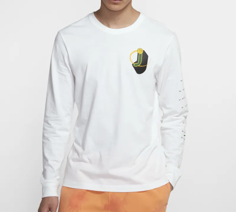 Jordan Legacy AJ10 T Shirts Men White-2