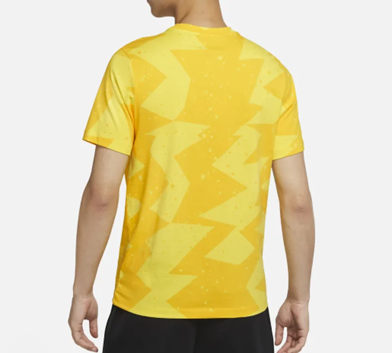 Jordan T Shirts Men Yellow-3