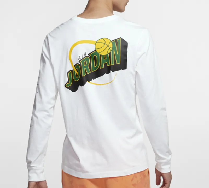 Jordan Legacy AJ10 T Shirts Men White-3