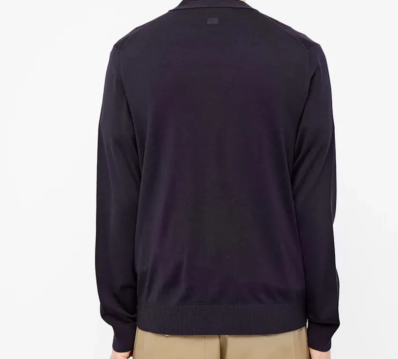 GUCCI Jacquard motif V neck Jumper-3