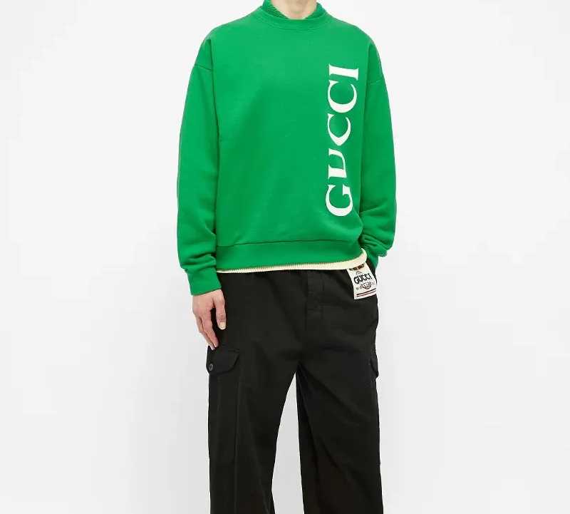 GUCCI Sweatshirts Men Green-2