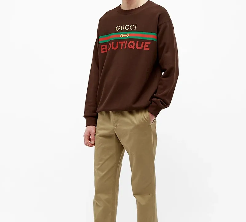 GUCCI SS20 Sweatshirt Men's Brown-2