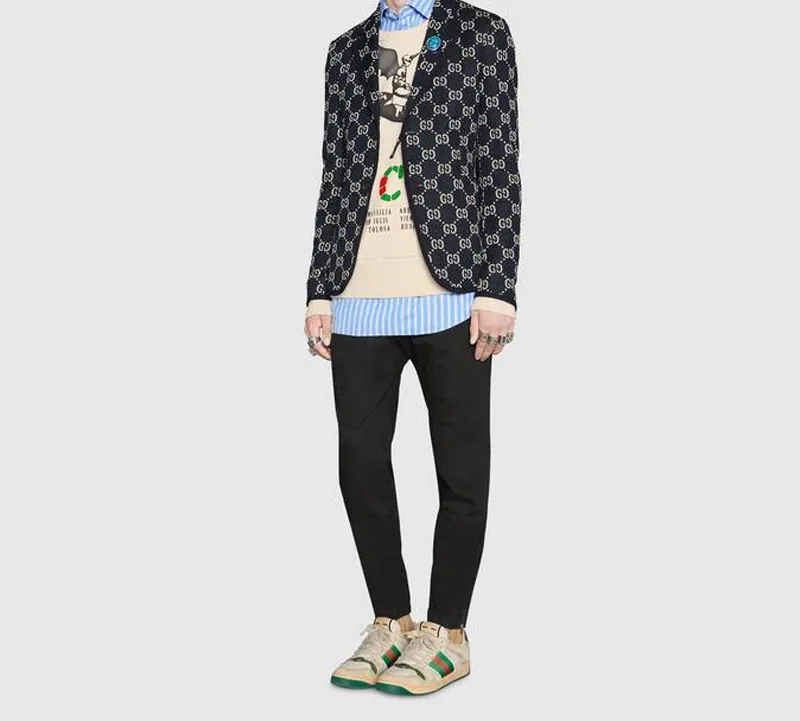GUCCI Gg Jacquard Jacket-3