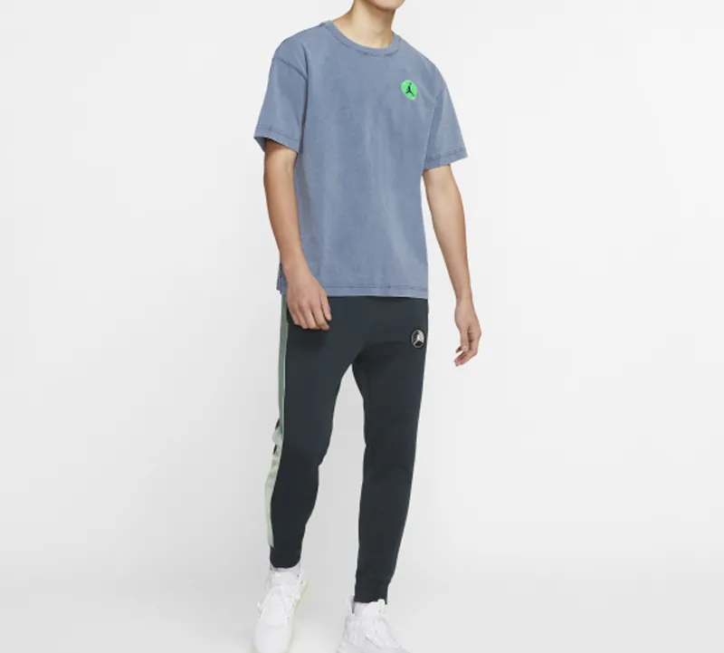 Jordan T Shirt Men's Deep Sea Blue-2