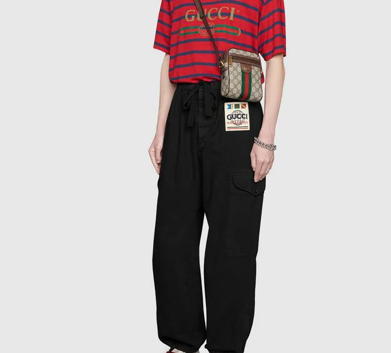 GUCCI Suit Trousers Men Black-2