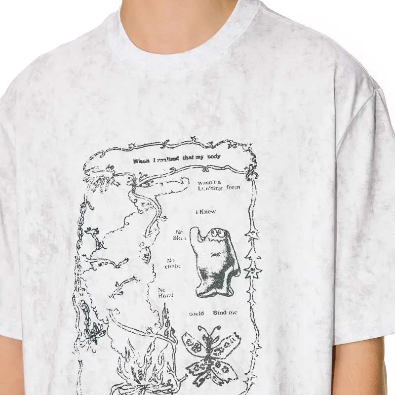 MYSAMESAME T Shirt Unisex Oatmeal White-3