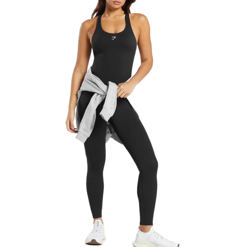 GYMSHARK Everyday Racer Back Tank With Shelf Sport Vests Women's-15