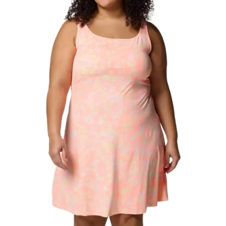 Columbia PFG Freezer Casual Long Skirts Women's Tiki Pink Bella Shore-4