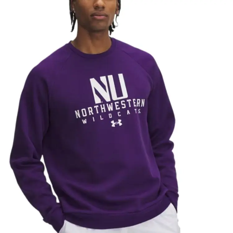 Under Armour Rival FleeceCollegiate Sweatshirt Men's Purple 500-1