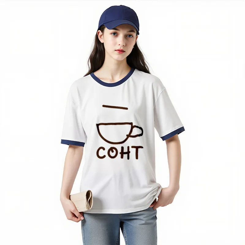 FAIRWHALE Drop Shoulder Sleeve T Shirt Women's-7