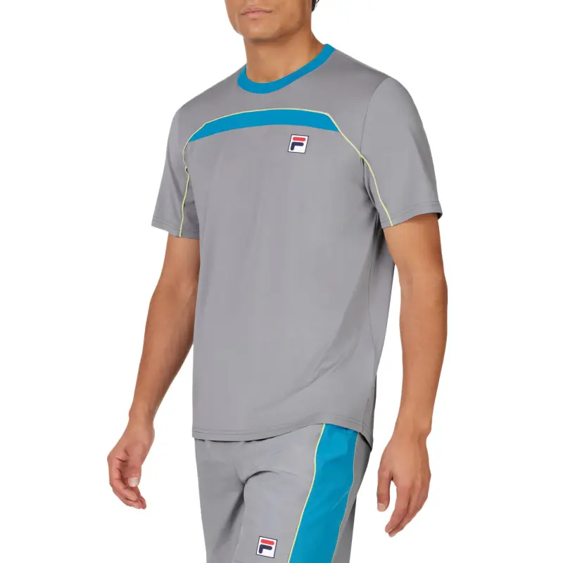 FILA T Shirt Men's Silver Wall Lamp Hawaii Ocean Lime Sorbet-2