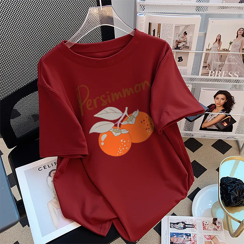 FAIRWHALE Drop Shoulder Sleeve T Shirt Women's-8