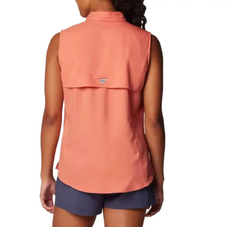Columbia Omni-Wick Omni-Shade Shirt Women's Fade-Resistant Peach-1