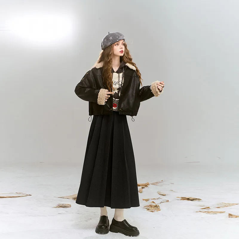ELF SACK Casual Long Skirt Women's-10