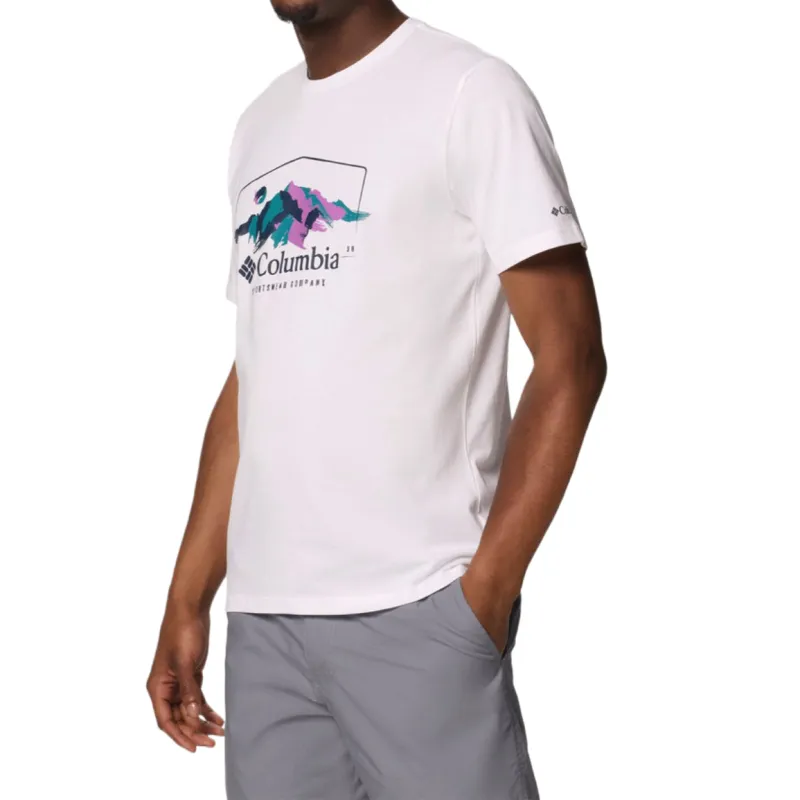 Columbia T Shirts Men Pink-2