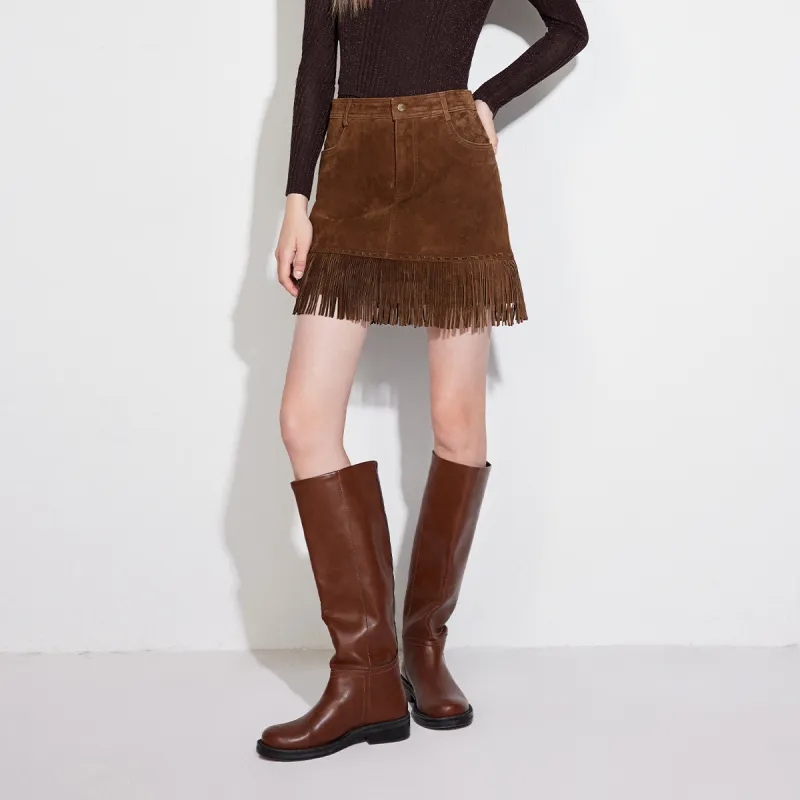 ONLY Leather Short Skirts Women's-6