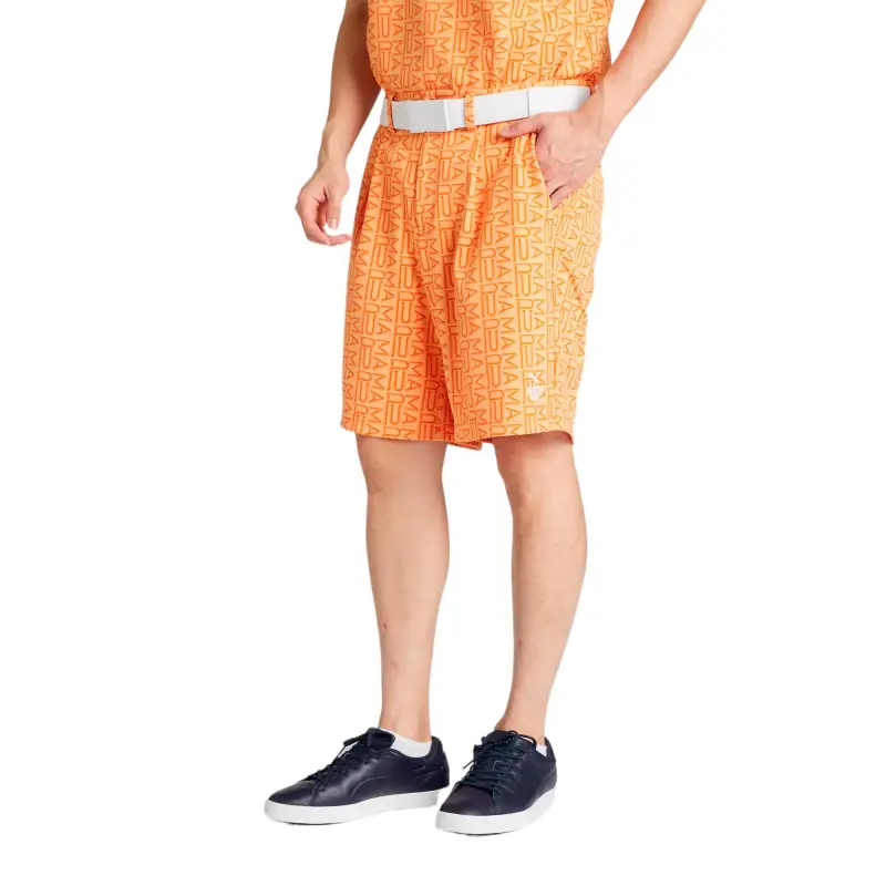 PUMA AOP Golf Casual Shorts Men's Orange-4