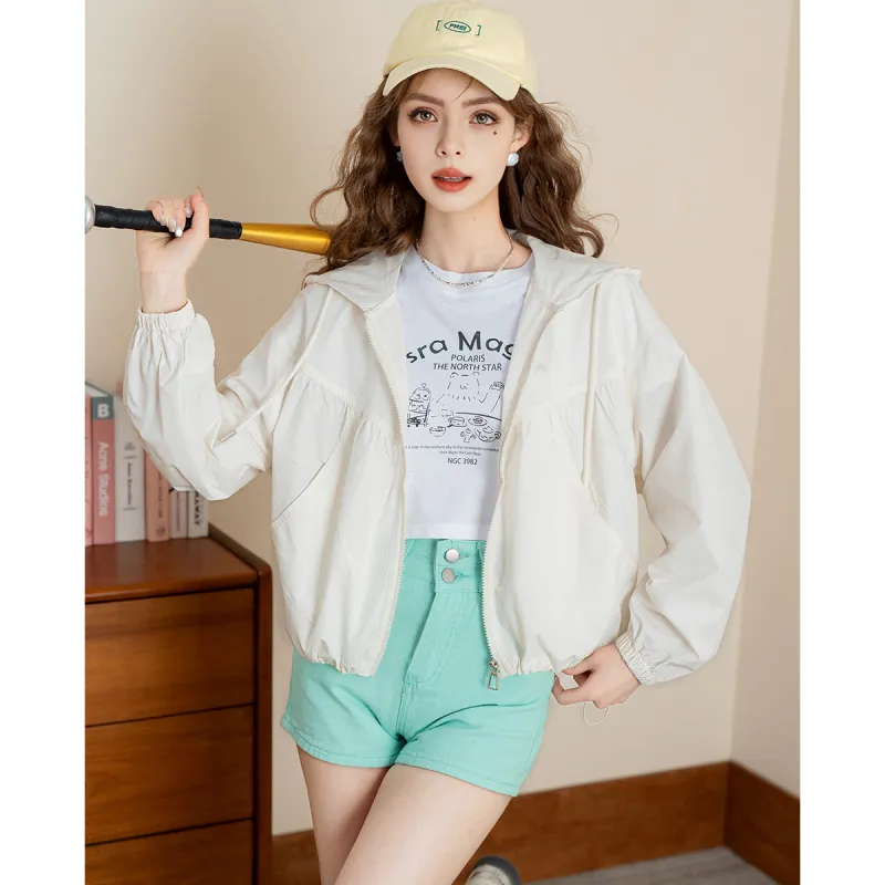 FAWENXIANGZI Cropped Coat Women's-2