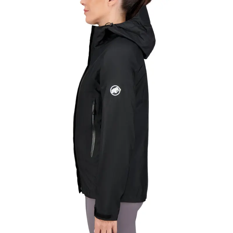 MAMMUT Microlayer 2.0 HS Outdoor Hiking Waterproof And Windproof Windbreaker Jacket Women's-3