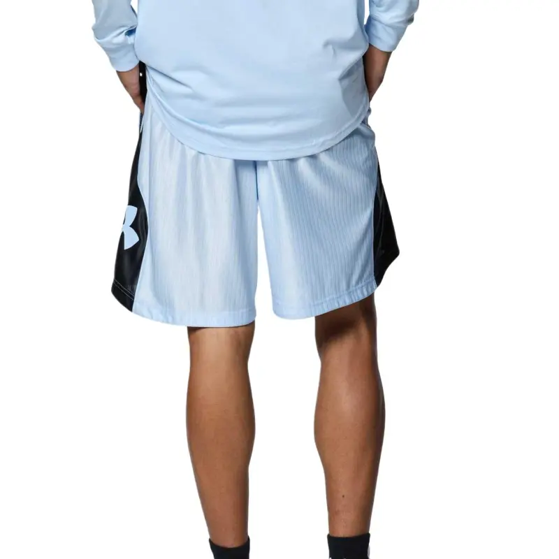 Under Armour Baseline Money Basketball Shorts Men's Radiant Blue Black 464-3