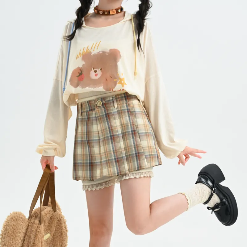 Snbl Casual Short Skirts Women's Brown-5