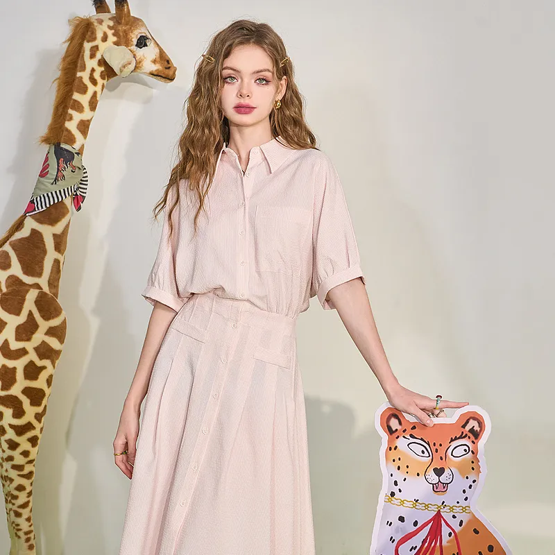 ELF SACK Short Sleeved Dresses Women's-10