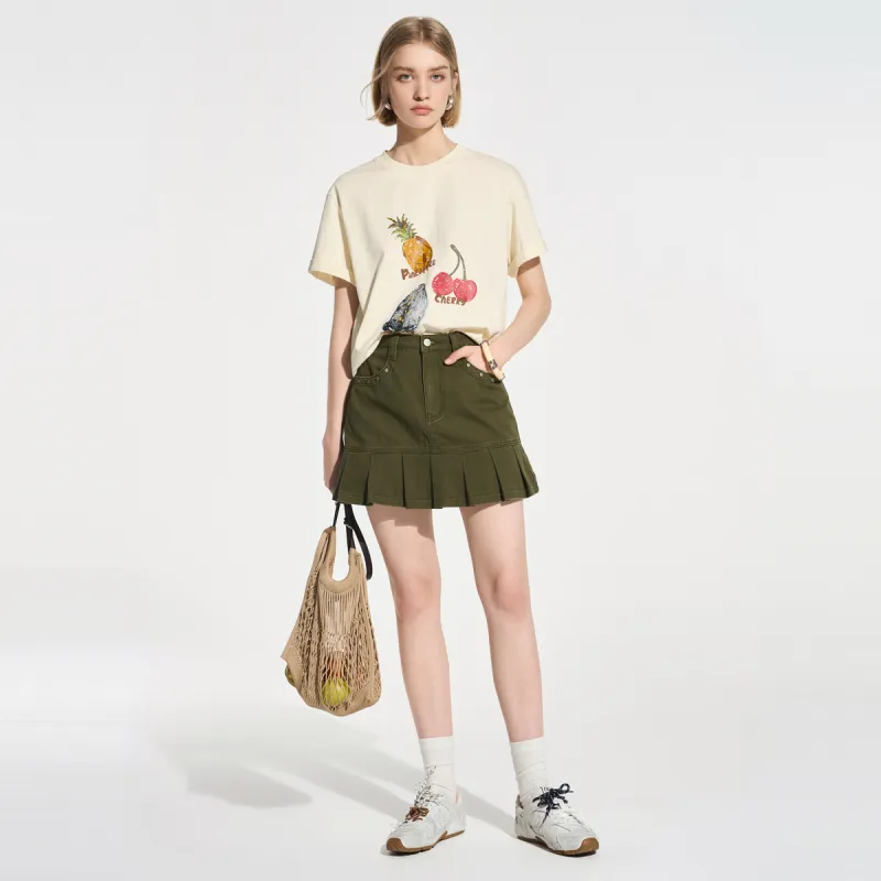 Bethine Casual Short Skirts Women's-5