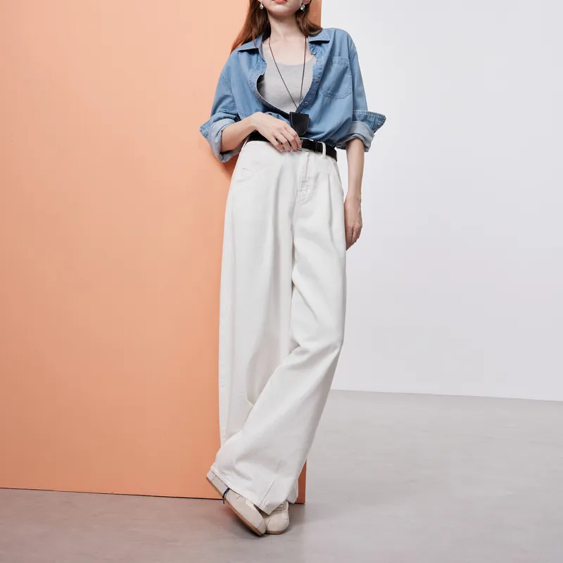 3COLOUR Jeans Women's Cloud White-6