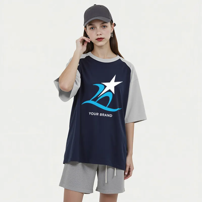 FAIRWHALE Drop Shoulder Sleeve T Shirt Women's-11